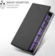 Sony Xperia XZ2 Premium Book Cover Zwart afbeelding 1