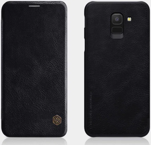 Nillkin Qin Series Flip Hoesje Samsung Galaxy J6 (2018) Zwart afbeelding 12