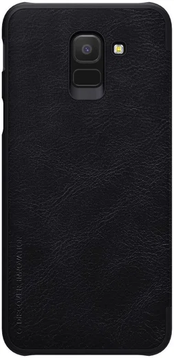 Nillkin Qin Series Flip Hoesje Samsung Galaxy J6 (2018) Zwart afbeelding 3