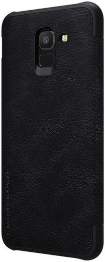 Nillkin Qin Series Flip Hoesje Samsung Galaxy J6 (2018) Zwart afbeelding 5