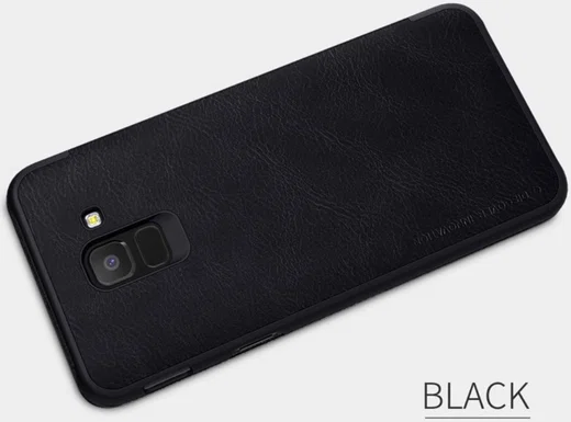 Nillkin Qin Series Flip Hoesje Samsung Galaxy J6 (2018) Zwart afbeelding 8