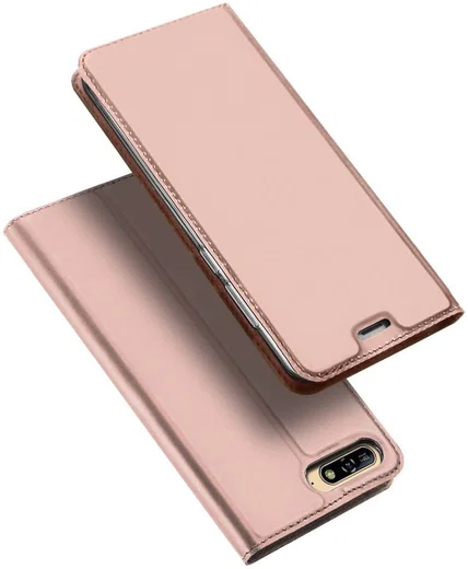 Dux Ducis Book Case Honor 7A / Huawei Y6 (2018) Hoesje Roze Goud afbeelding 10