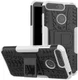Huawei Y6 (2018) Hybride Hoesje met Kickstand Wit afbeelding 1