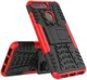 Huawei Y6 (2018) Hybride Hoesje met Kickstand Rood afbeelding 2