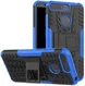 Huawei Y6 (2018) Hybride Hoesje met Kickstand Blauw afbeelding 1