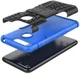Huawei Y6 (2018) Hybride Hoesje met Kickstand Blauw afbeelding 3