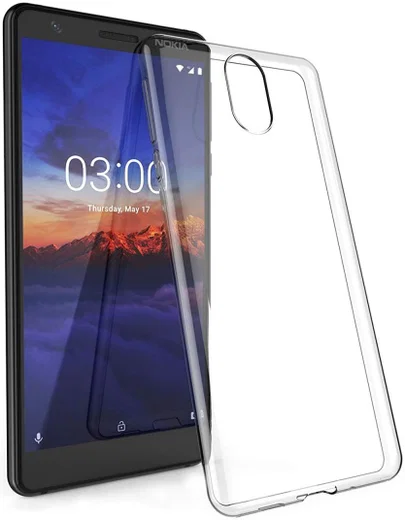 Nokia 3.1 Hoesje Dun TPU Transparant afbeelding 1