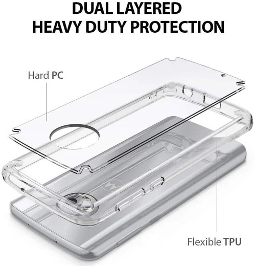 Ringke Fusion Motorola Moto G6 Hoesje Doorzichtig Clear afbeelding 2