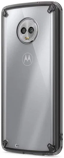 Ringke Fusion Motorola Moto G6 Hoesje Doorzichtig Zwart afbeelding 1