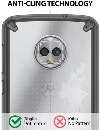 Ringke Fusion Motorola Moto G6 Hoesje Doorzichtig Zwart afbeelding 4