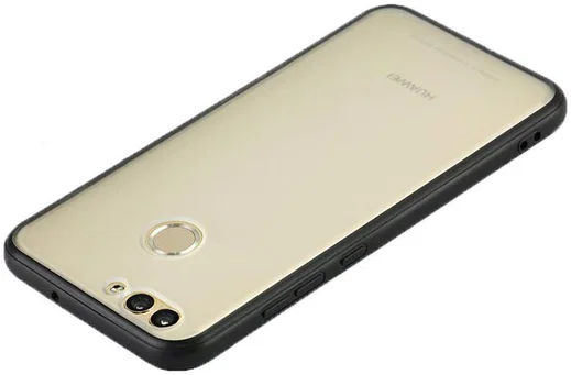 Huawei Y6 (2018) Hoesje Armor Backcover Zwart afbeelding 4