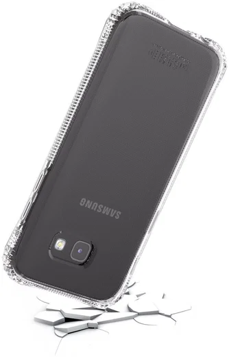 SoSkild Samsung Galaxy A6 Transparant Hoesje Absorb Impact Backcover afbeelding 6
