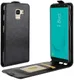 Samsung Galaxy J6 (2018) Verticaal Flip Hoesje Zwart afbeelding 1