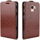 Samsung Galaxy J6 (2018) Verticaal Flip Hoesje Bruin afbeelding 2