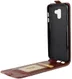 Samsung Galaxy J6 (2018) Verticaal Flip Hoesje Bruin afbeelding 8