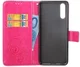 Huawei P20 Pro Portemonnee Hoesje met Bloem Print Roze afbeelding 7