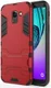 Samsung Galaxy J6 (2018) Hybride Stand Hoesje Rood afbeelding 1
