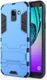 Samsung Galaxy J6 (2018) Hybride Stand Hoesje Blauw afbeelding 1
