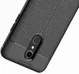 LG Q7 Hoesje met Leren Textuur Zwart afbeelding 12