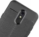 LG Q7 Hoesje met Leren Textuur Zwart afbeelding 7