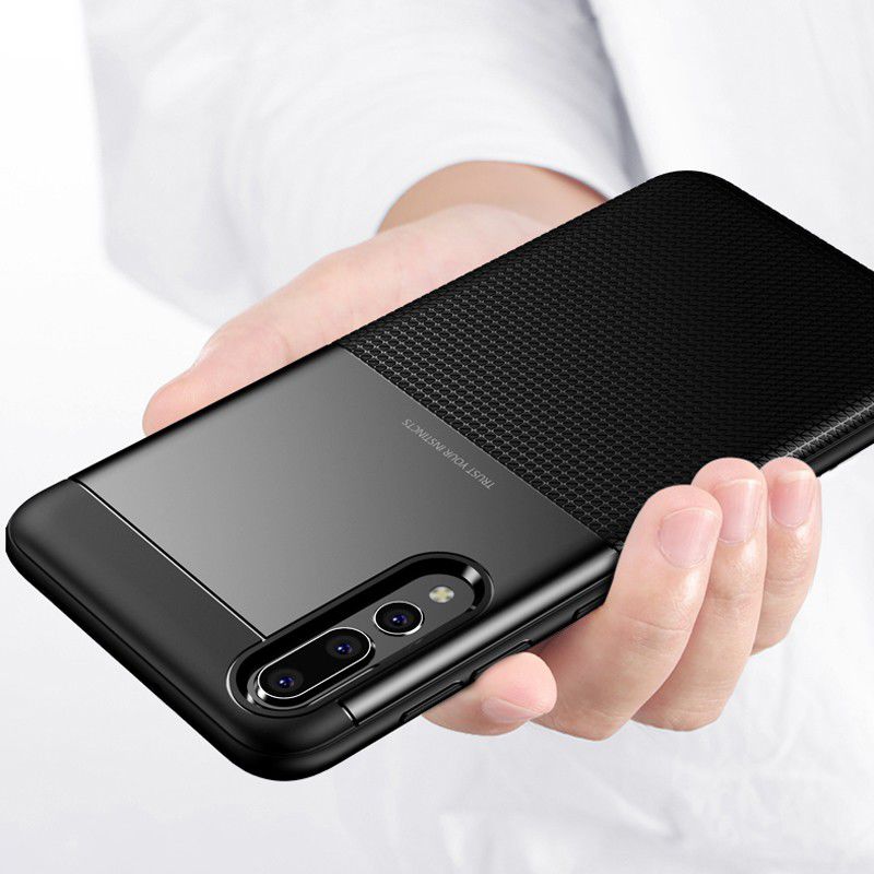 Huawei P20 Pro Schild TPU Hoesje Blauw afbeelding 4