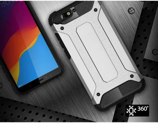 Honor 7A / Huawei Y6 (2018) Hybride Hoesje Donker Blauw afbeelding 9