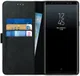 Rosso Deluxe Samsung Galaxy Note 9 Hoesje Echt Leer Book Case Zwart afbeelding 1