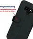Rosso Deluxe Samsung Galaxy Note 9 Hoesje Echt Leer Book Case Zwart afbeelding 6