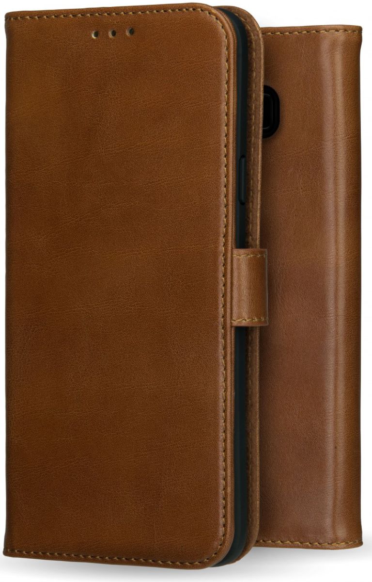 Rosso Deluxe Samsung Galaxy Note 9 Hoesje Echt Leer Book Case Bruin afbeelding 9