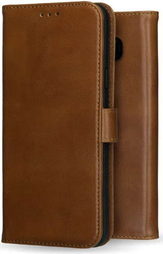 Rosso Deluxe Samsung Galaxy Note 9 Hoesje Echt Leer Book Case Bruin afbeelding 9