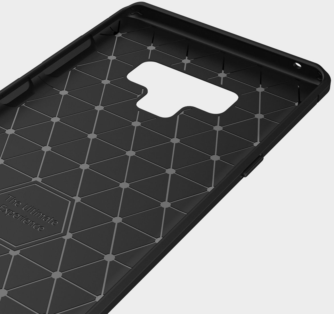 Samsung Galaxy Note 9 Geborsteld TPU Hoesje Zwart afbeelding 7