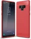 Samsung Galaxy Note 9 Geborsteld TPU Hoesje Rood afbeelding 1