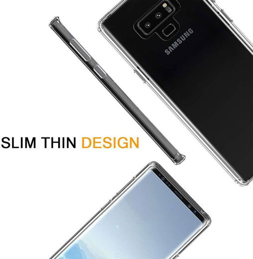 Samsung Galaxy Note 9 Hoesje Dun TPU Transparant afbeelding 4