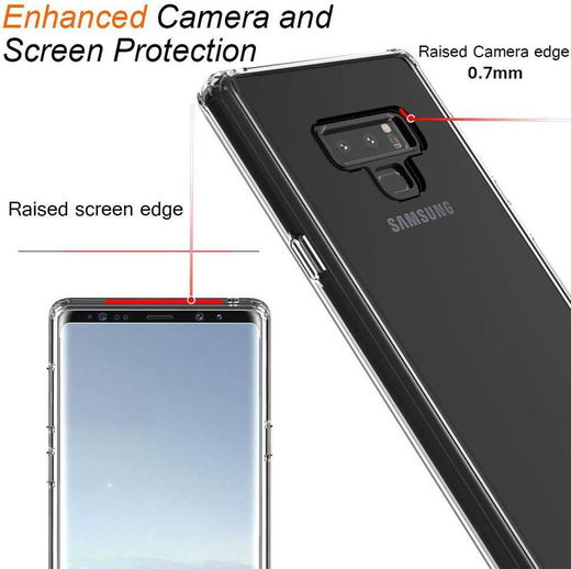 Samsung Galaxy Note 9 Hoesje Dun TPU Transparant afbeelding 5