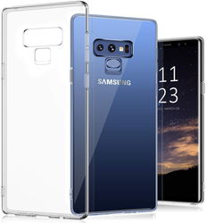 Samsung Galaxy Note 9 Hoesje Dun TPU Transparant afbeelding