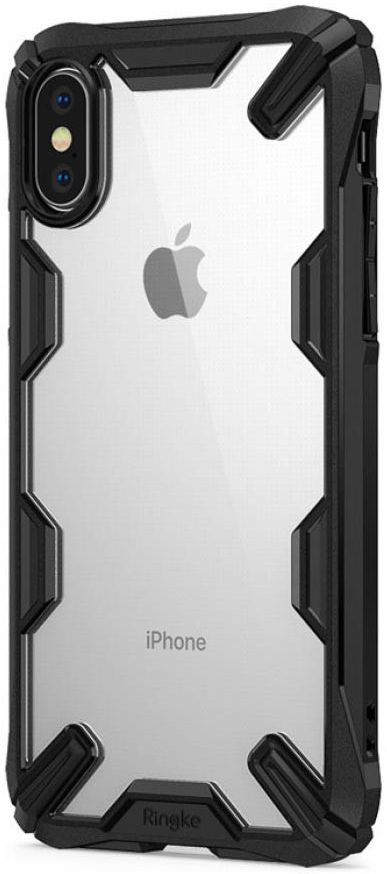 Ringke Fusion X Apple iPhone X Hoesje Doorzichtig Zwart afbeelding 1