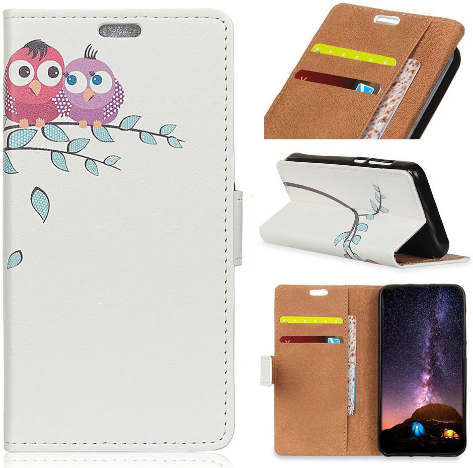 Nokia 2.1 Portemonnee Hoesje met Uil Print afbeelding 4