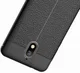 Nokia 3.1 Hoesje met Kunstleer Coating Zwart afbeelding 12