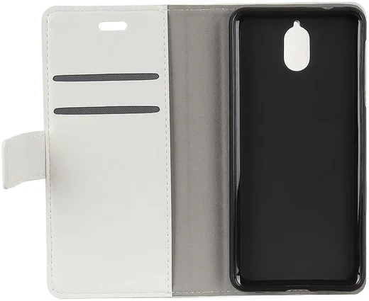 Nokia 3.1 Portemonnee Hoesje met Bloem Opdruk afbeelding 2