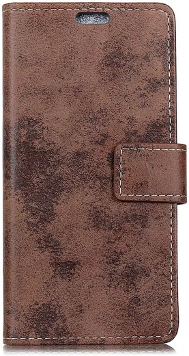 Nokia 3.1 Retro Portemonnee Hoesje Bruin afbeelding 1