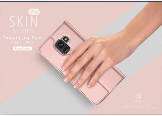 Dux Ducis Premium Book Case Samsung Galaxy J6 (2018) Hoesje Roze Goud afbeelding 5