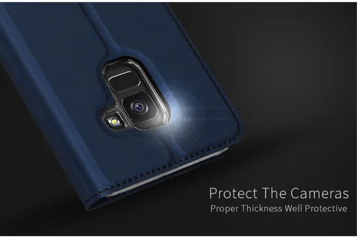 Dux Ducis Premium Book Case Samsung Galaxy J6 (2018) Hoesje Blauw afbeelding 7