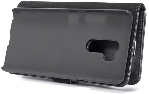 LG G7 ThinQ Echt Leren 2-in-1 Portemonnee Hoesje Zwart afbeelding 9