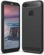 Honor 9 Lite Geborsteld TPU Hoesje Zwart afbeelding 1