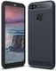 Honor 9 Lite Geborsteld TPU Hoesje Blauw afbeelding 1