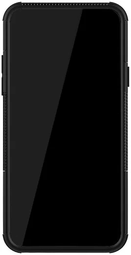 Robuust Hybride LG Q7 Hoesje Zwart afbeelding 6