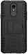 Robuust Hybride LG Q7 Hoesje Zwart afbeelding 8
