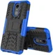 Robuust Hybride LG Q7 Hoesje Blauw afbeelding 2