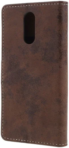 LG Q7 Vintage Portemonnee Hoesje Bruin afbeelding 5