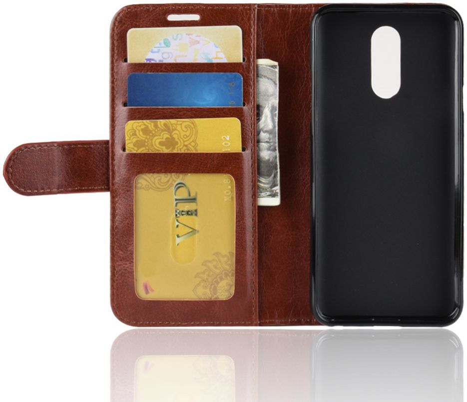 LG Q7 Book Cover Bruin afbeelding 7